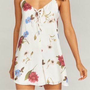 Show me your mumu rebel romper silly dot floral print x-small